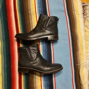 Franco Sarto -Marcus size 10 black leather booties